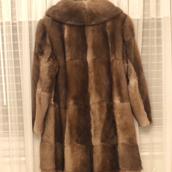 Mink Fur Long Coat - Picture 7 of 11